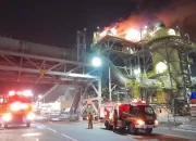 Smelter PT Freeport di Gresik Jawa Timur Mengalami Kebakaran