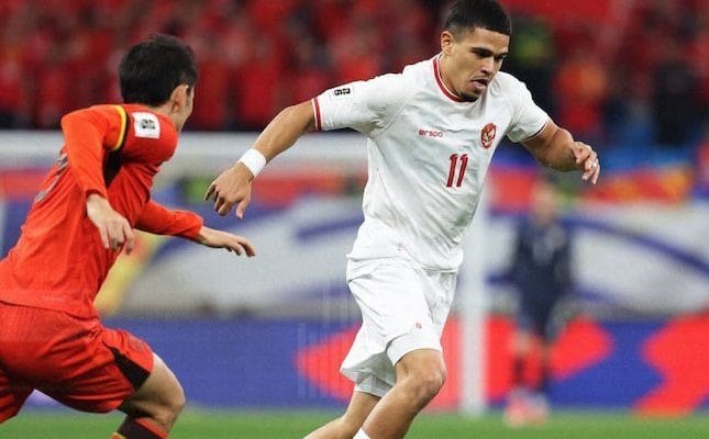 Timnas Indonesia Tumbang di Kualifikasi Piala Dunia 2026, Kalah 2-1 dari China