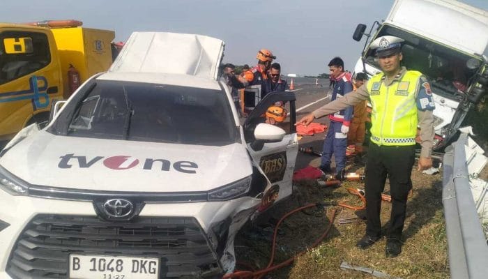 Kronologi Kecelakaan Kru tvOne di Jalan Tol Pemalang