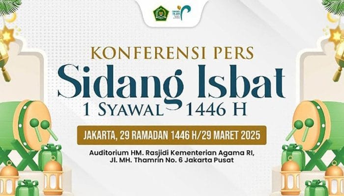 Sidang Isbat Penentuan Idulfitri 1446 H Digelar Hari Ini