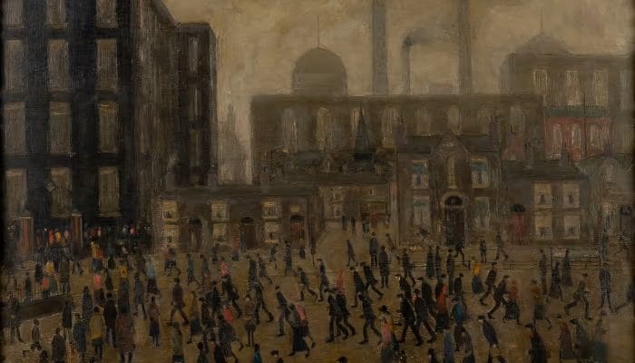 Lukisan LS Lowry Terjual Lebih dari 800 Poundsterling, Dulu Seharga 10 Poundsterling