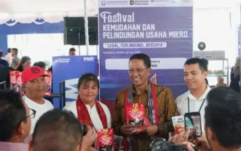 Menteri Hukum dan HAM Hadiri Festival Kemudahan dan Perlindungan UMKM