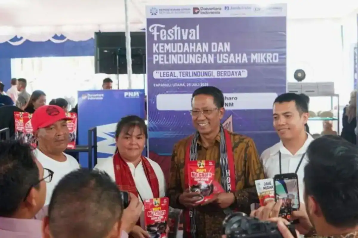 Menteri Hukum dan HAM Hadiri Festival Kemudahan dan Perlindungan UMKM