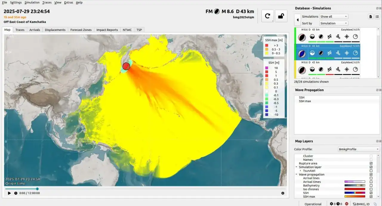 Gempa Dahsyat Guncang Rusia, BMKG Waspadai Tsunami di Pesisir Indonesia