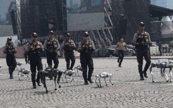 Polri Luncurkan 25 Robot Canggih di Hari Bhayangkara ke-79