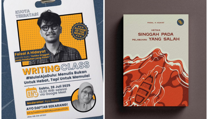 Writing Class Detak Pustaka Hadir Lagi, Ayo Daftarkan Dirimu Sekarang Juga!