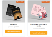 Promo Spesial Kemerdekaan, Diskon Buku 20% di Detak Pustaka
