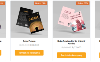 Promo Spesial Kemerdekaan, Diskon Buku 20% di Detak Pustaka