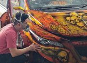 Tomi Airbrush: 30 Tahun Berkarya, Angkat Budaya Indonesia ke Dunia Otomotif
