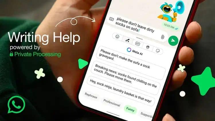 WhatsApp Luncurkan Fitur AI Writing Help untuk Permudah Susun Pesan