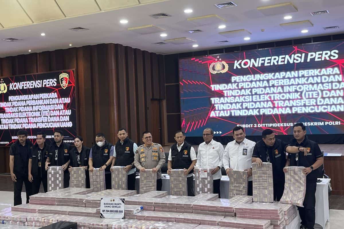 Sindikat Pembobol Rekening Dormant Rp204 Miliar dalam 17 Menit, 9 Tersangka Dibekuk Bareskrim