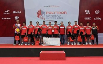 Polytron Superliga Junior 2025: Piala Sigit Budiarto dan Liem Swie King Resmi Jadi Milik PB Djarum