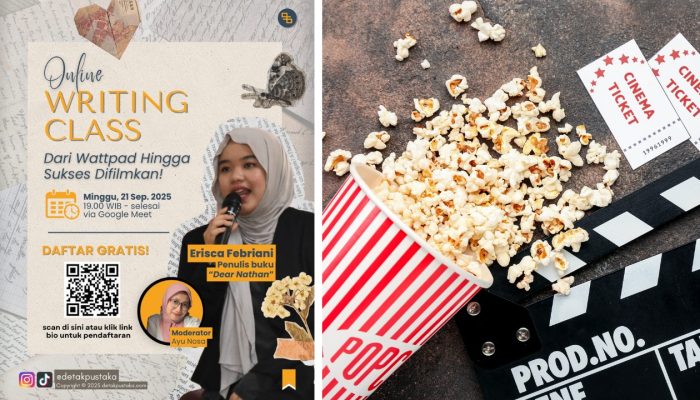 Mau Karyamu Dibaca Jutaan Orang? Ikuti Webinar Detak Pustaka Bareng Erisca Febriani