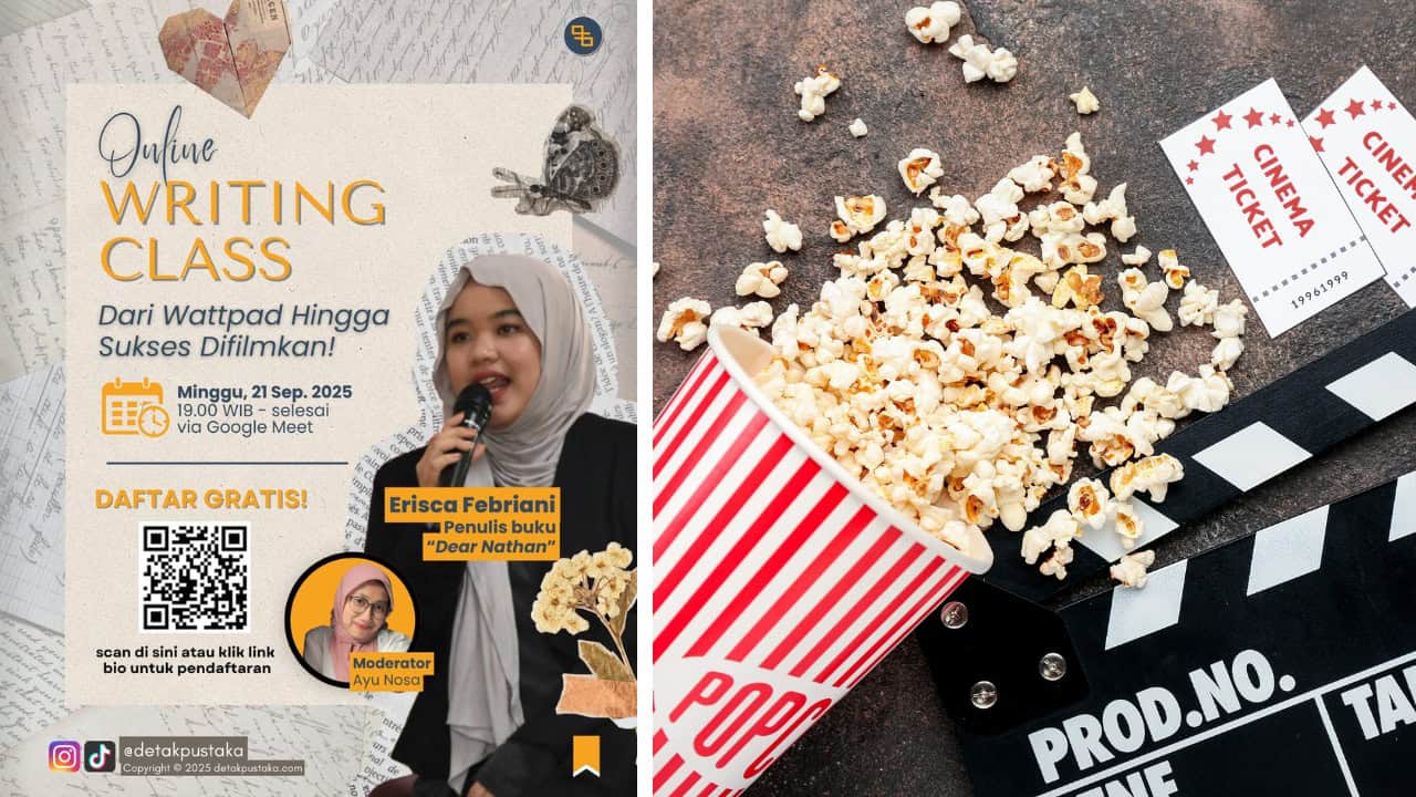 Mau Karyamu Dibaca Jutaan Orang? Ikuti Webinar Detak Pustaka Bareng Erisca Febriani