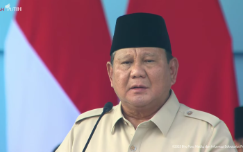Peringatan HUT ke-80 TNI di Monas, Prabowo Ingatkan Tugas Berat Prajurit Jaga Kedaulatan Bangsa