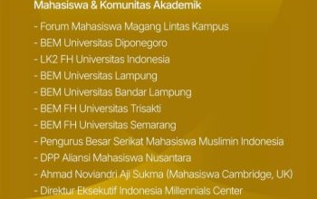 BEM Undip Somasi DPR RI, Bantah Pernah Ikut Pembahasan RKUHAP