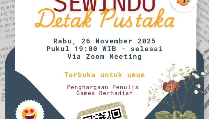 HUT ke-8 Detak Pustaka: Sewindu Mengawal Mimpi dan Karya Penulis Muda