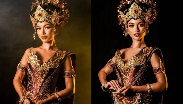 Sanly Liu Pamerkan Kostum Bali Yadnya di Ajang Miss Universe 2025