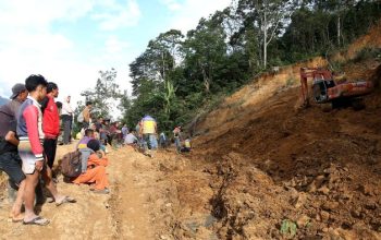 Longsor Tutup Akses Jalan One-one Aceh Tengah Usai Diguyur Hujan Lebat