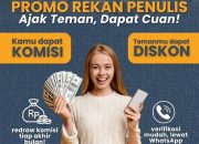Promo Rekan Penulis Detak Pustaka, Ajak Teman Terbitkan Buku dan Dapatkan Cuan